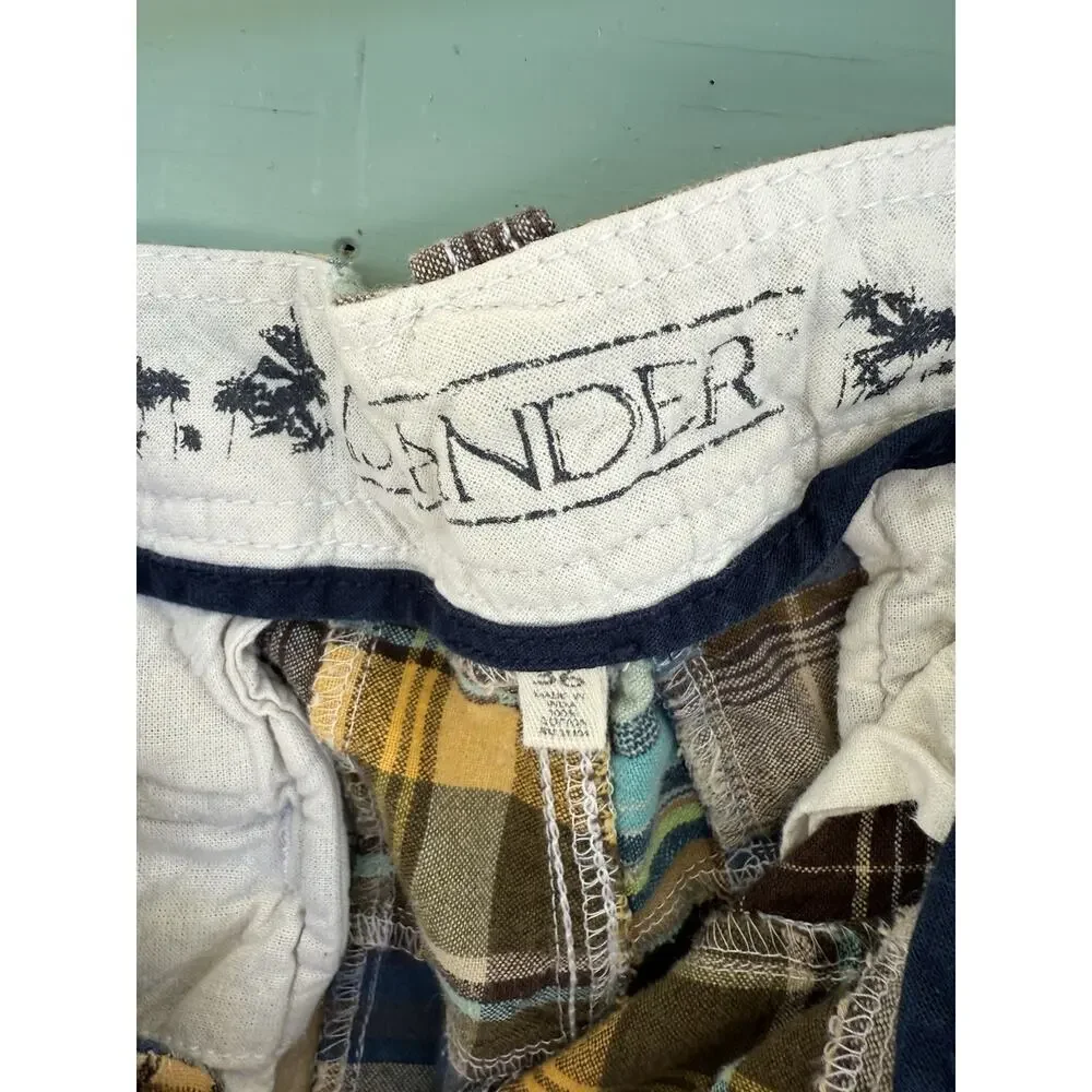 Islander Mens Patchwork Cargo‎ Shorts Size 36 Inseam 10” Summer